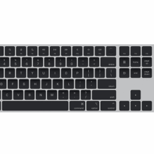 Magic Keyboard with Touch ID and Numeric Keypad for Mac models with Apple silicon (USB-C) - US English - Black Keys